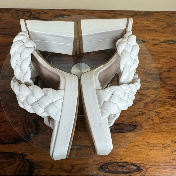 Anne Klein Aiden Bubble Braid Heel In Bone Size 9.5 - Picture 10 of 16